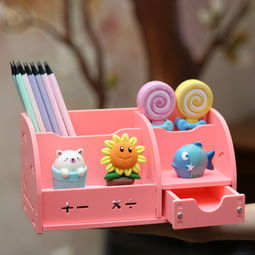 少女心爆棚！韓版創(chuàng)意多功能筆筒，打造可愛時(shí)尚的桌面收納空間
